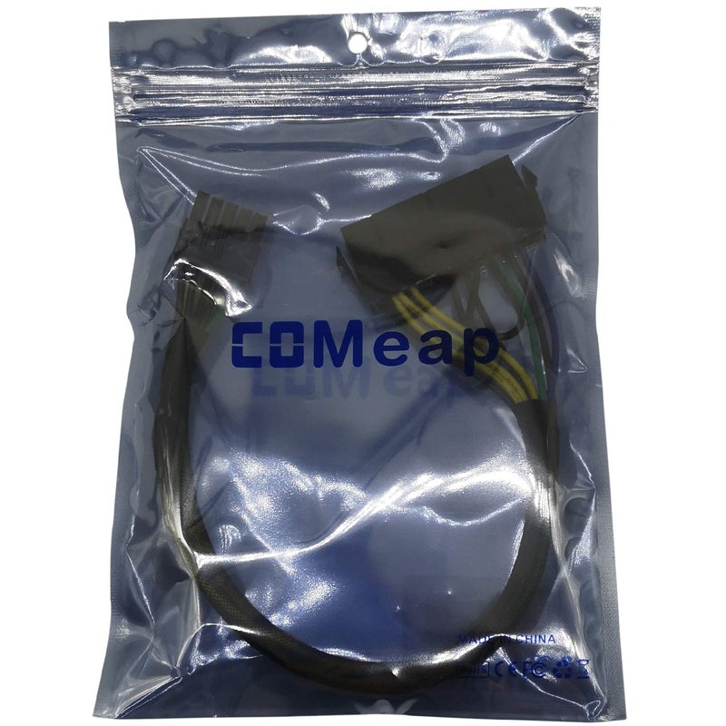 COMeap 24 Pin to 10 Pin ATX PSU Main Power Adapter Braided Sleeved Cable for IBM Lenovo PCs and Servers 12-inch(30cm) - Image 5